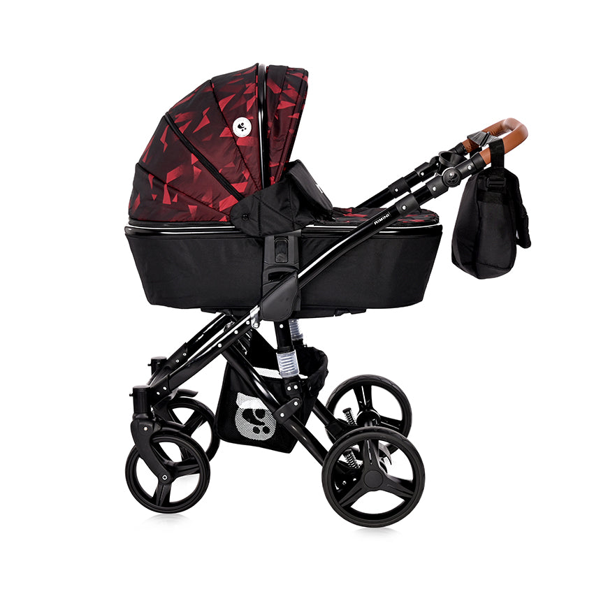Lorelli Д.КОЛИЧКА RIMINI+ЧАНТА RUBY RED & BLACK