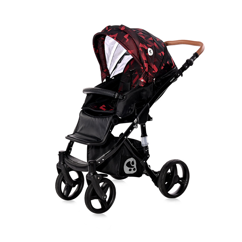Lorelli Д.КОЛИЧКА RIMINI+ЧАНТА RUBY RED & BLACK