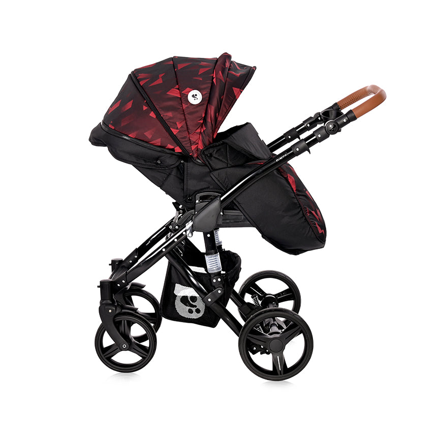 Lorelli Д.КОЛИЧКА RIMINI+ЧАНТА RUBY RED & BLACK