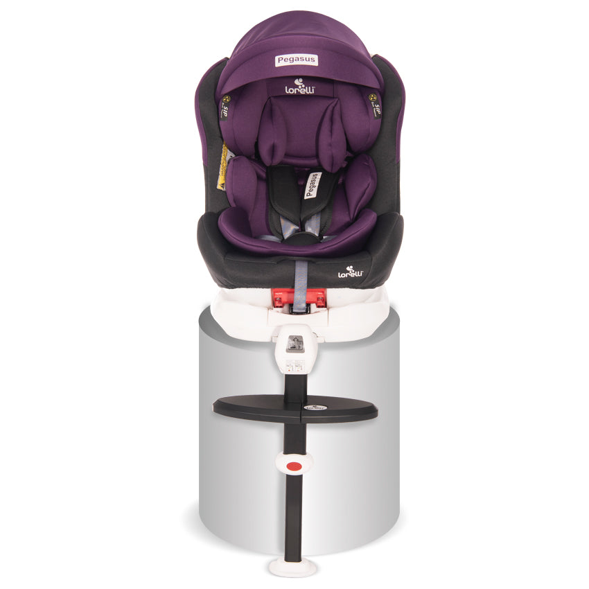 Lorelli СТОЛ ЗА КОЛА PEGASUS ISOFIX 0-36KG GREY&VIOLET