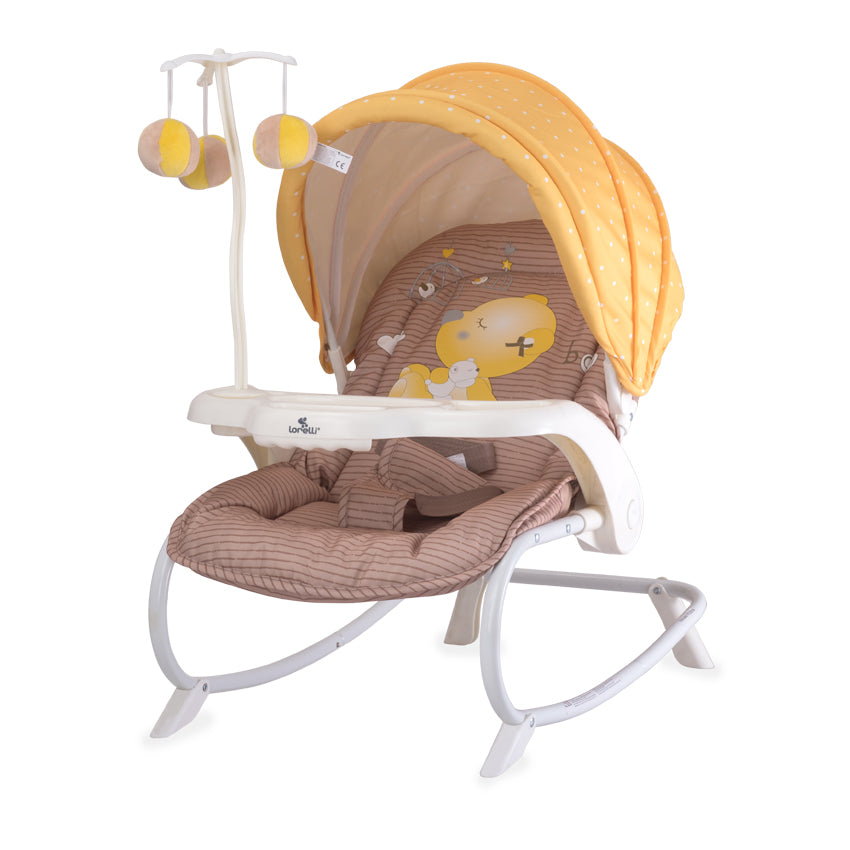 Lorelli ШЕЗЛОНГ DREAM TIME BEIGE&YELLOW MY BABY