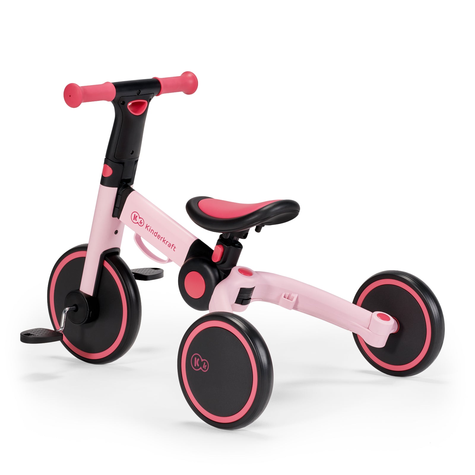 Kinderkraft триколка 3в1 4TRIKE pink