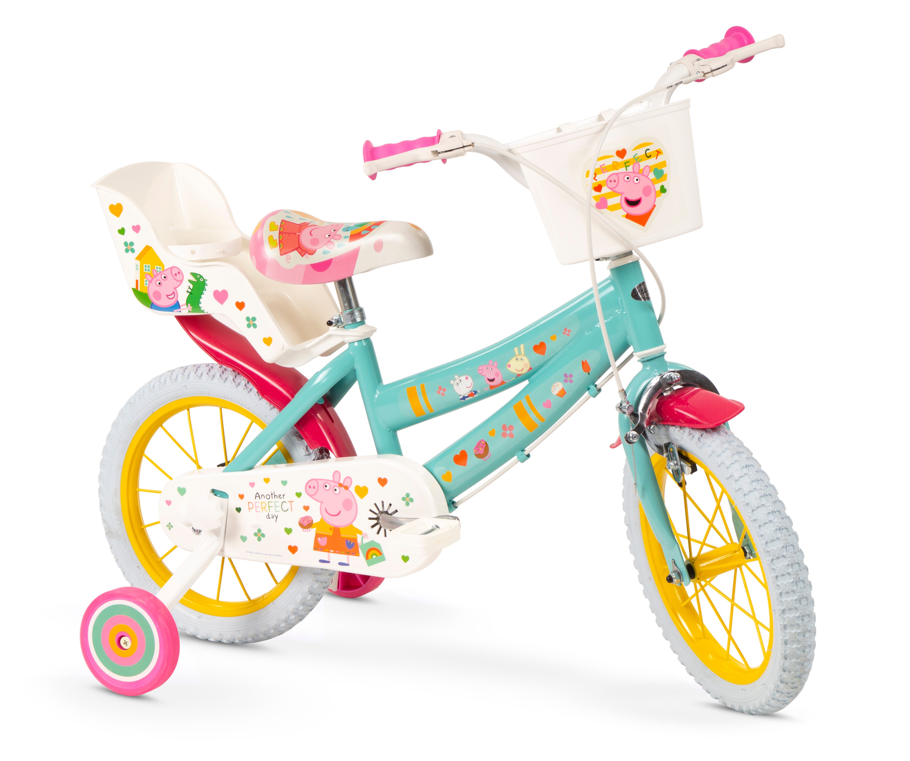Toimsa детски велосипед 14" Peppa Pig зелено 1498