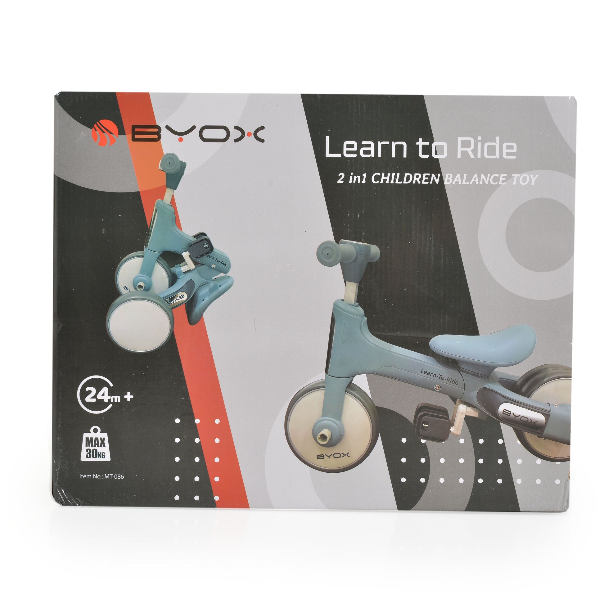 Byox Мини баланс велосипед Learn to Ride бял