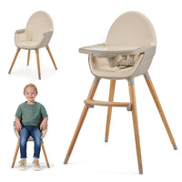 Kinderkraft FINI 2 столче за хранене BEIGE