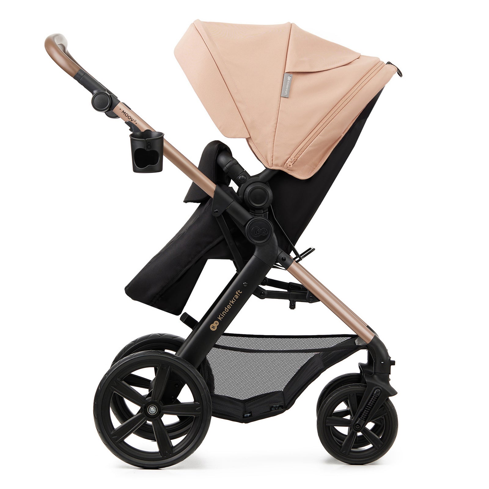 KinderKraft MOOV 2 бебешка количка 3в1 SAND BEIGE