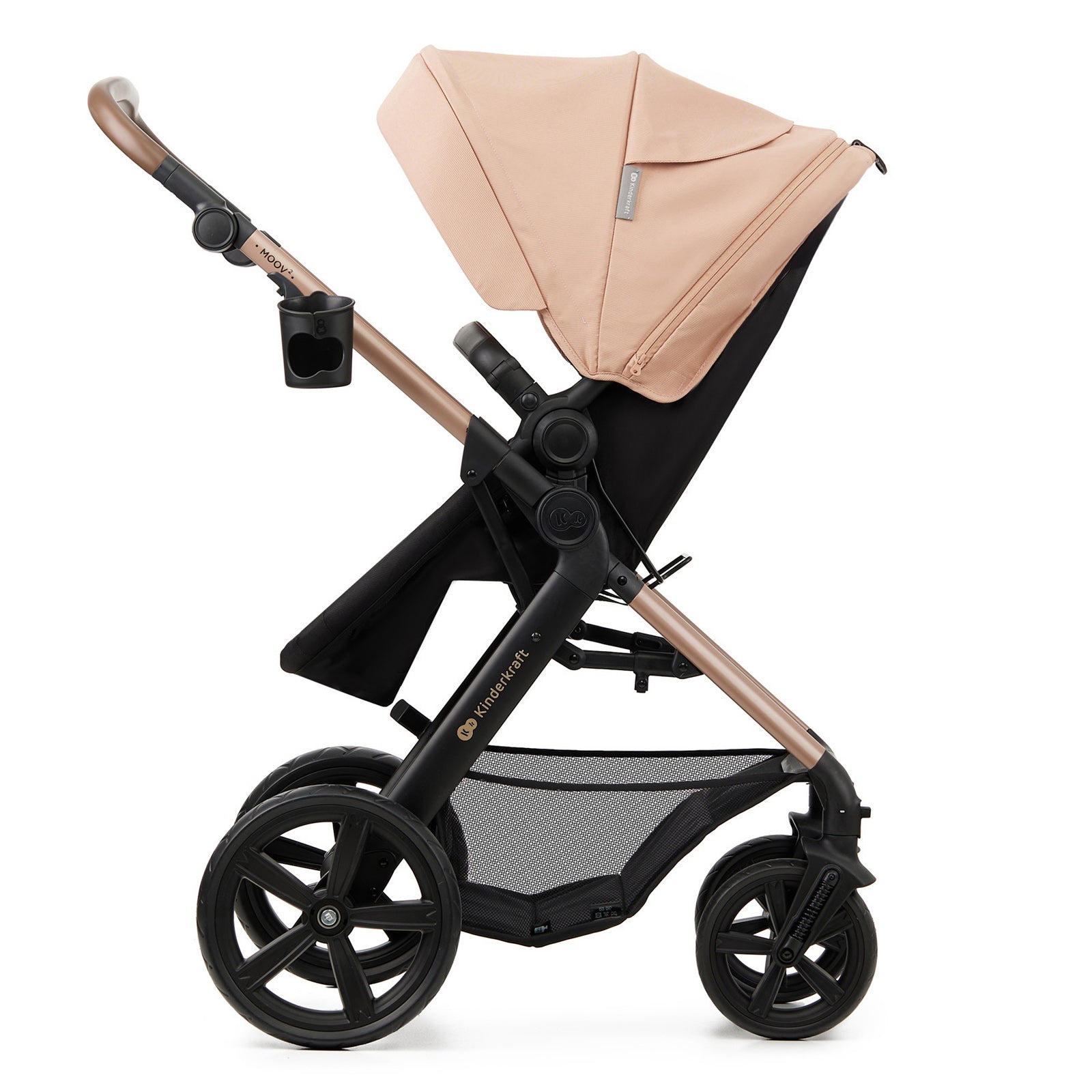 KinderKraft MOOV 2 бебешка количка 3в1 SAND BEIGE