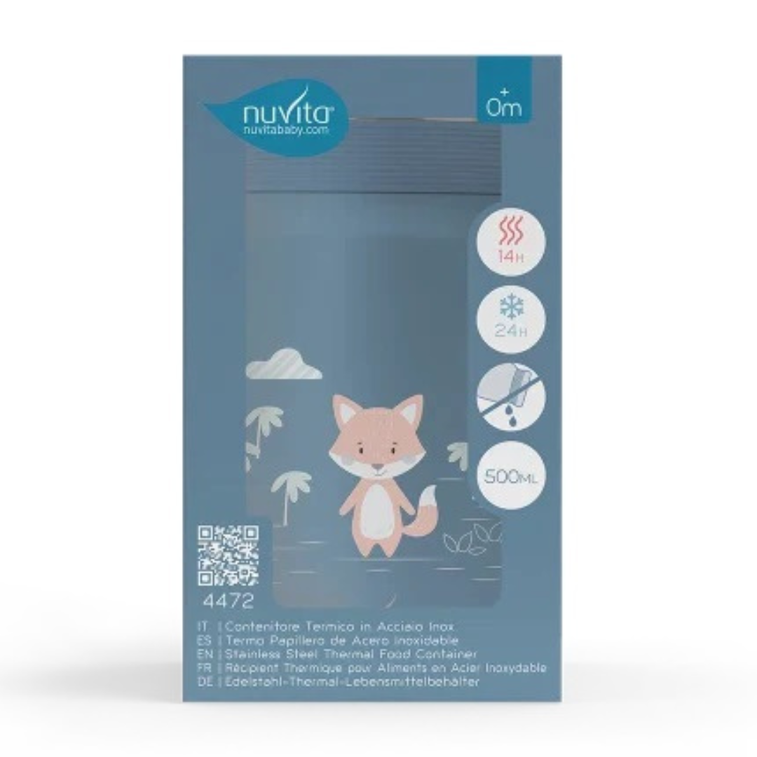 4472 Nuvita термо кутия 500 ml Powder Blue