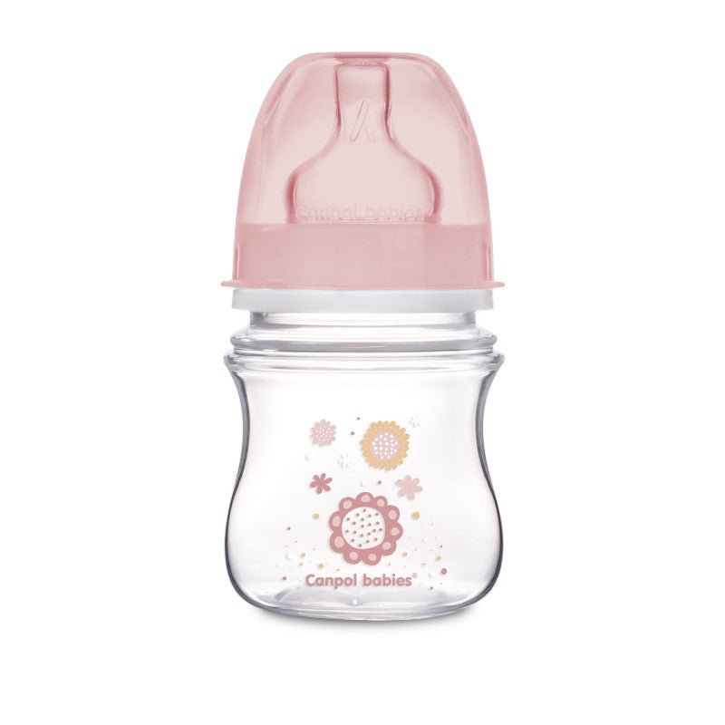 CANPOL BABIES Антиколик шише с широко гърло Easy Start, Newborn Baby 120 мл