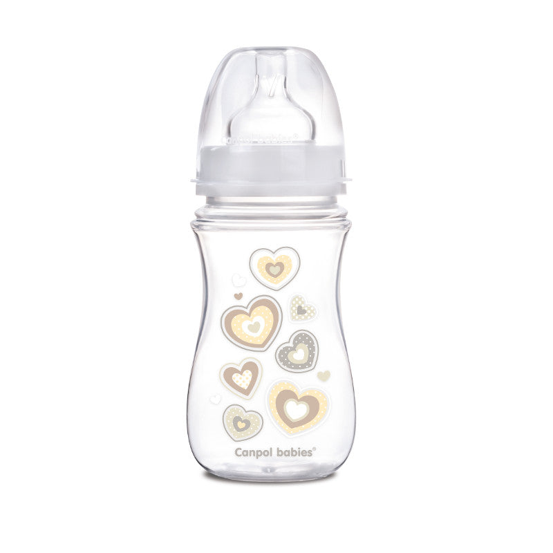 CANPOL BABIES Антиколик шише с широко гърло Easy Start, Newborn Baby  240 мл