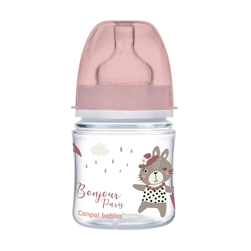 CANPOL BABIES Шише антиколик с широко гърло Easy Start BONJOUR PARIS 120 мл