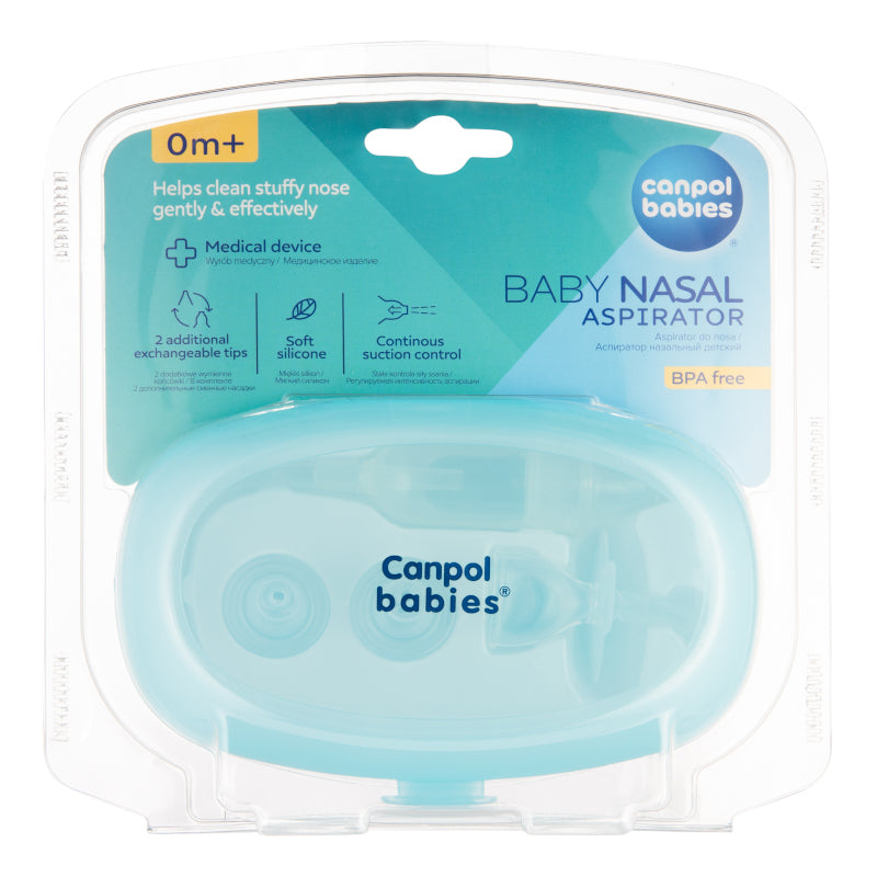 CANPOL BABIES Аспиратор за нос с накрайници 0м+