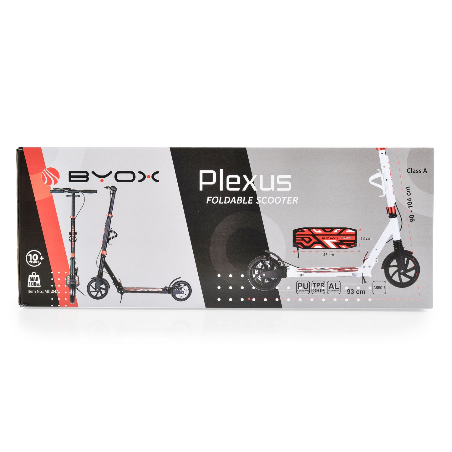 Byox Тротинетка Plexus Limited бял