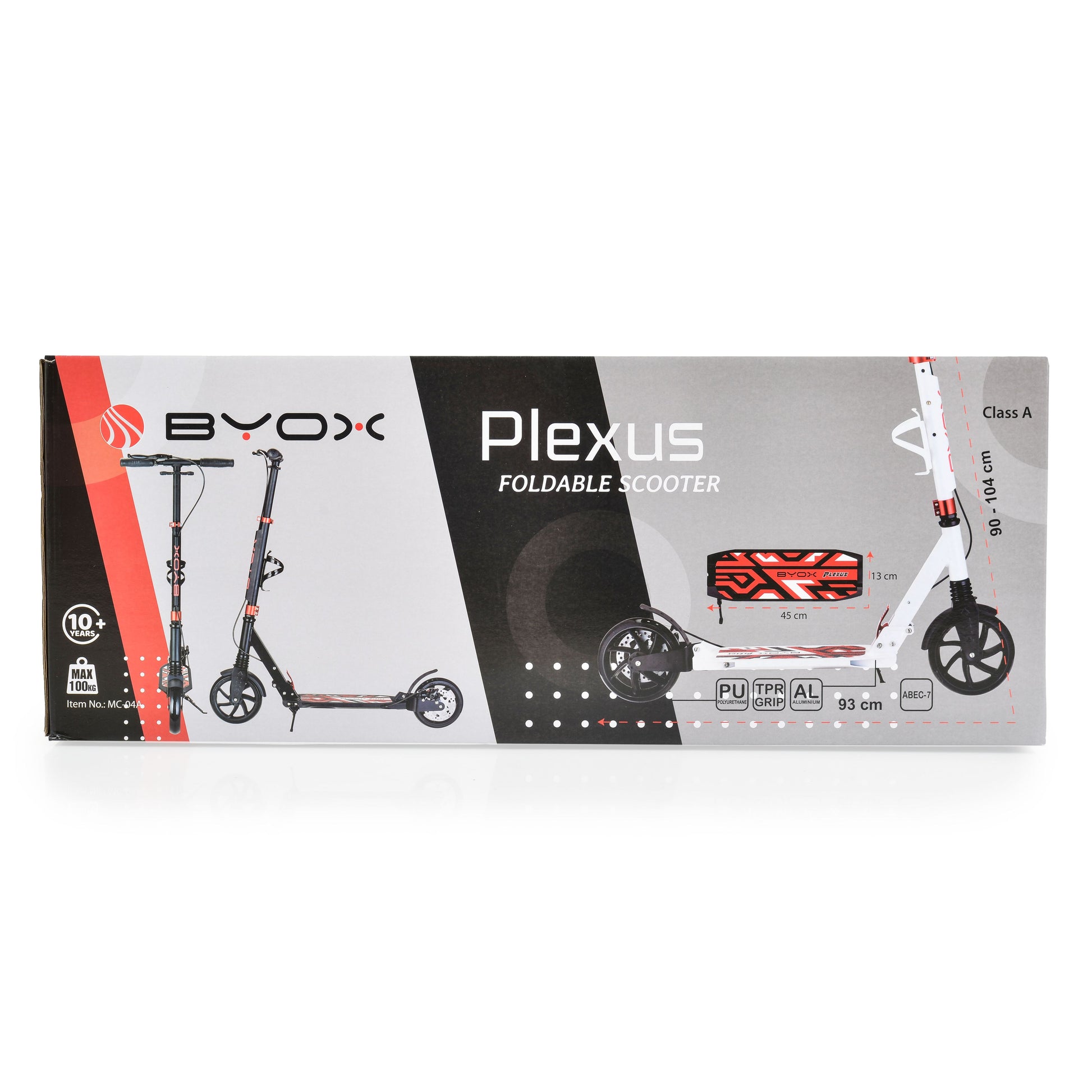 Byox Тротинетка Plexus Limited бял