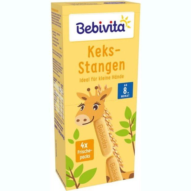 BEBIVITA Бебешки бисквити 8+ мес. 180 г valinokids