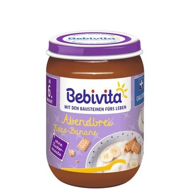 Bebivita Млечна каша лека нощ с бисквити 6+ месеца х190 г valinokids