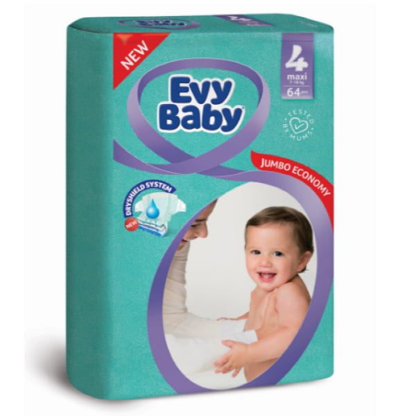 Evy Baby пелени 4 7-18кг. 58бр valinokids