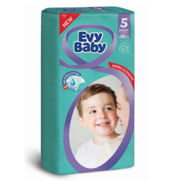 Evy Baby пелени 5 11-25кг. 46бр valinokids