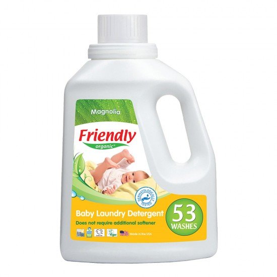 Friendly Organic 1,57л Гел за пране на беб. дрехи с омекотител Магнолия