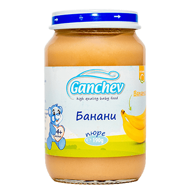 Ganchev Пюре от банани valinokids