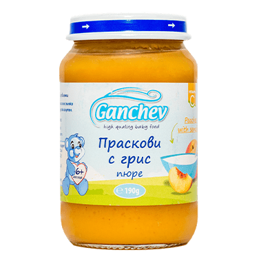 Ganchev Десерт от праскови с грис valinokids