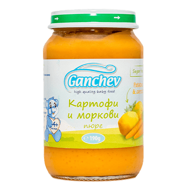 Ganchev Пюре от картофи и моркови valinokids