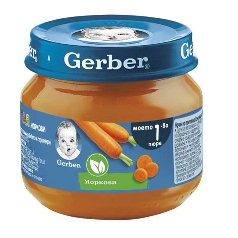 Gerber Пюре моркови, Моето първо пюре х80 грама valinokids