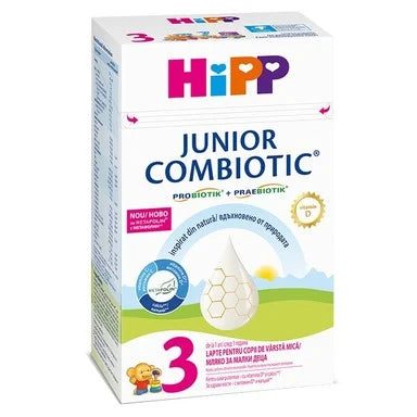 HiPP Junior Combiotic 3 Преходно мляко 12+ месеца х500 г valinokids