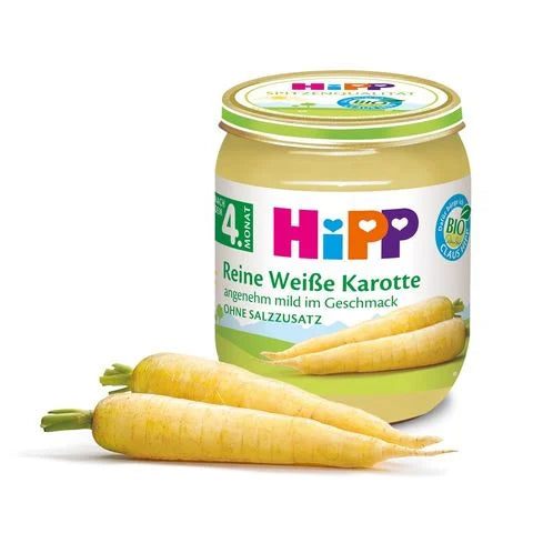Hipp Зеленчуково пюре с бели моркови за след 4 месечна възраст х125 гр - 4025 valinokids