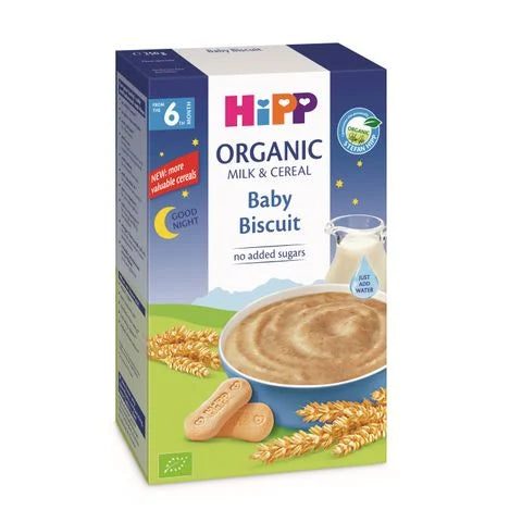 Hipp Био инстантна каша ''Лека нощ'' - бисквити за деца от 6 месеца х250 грама - 2965 valinokids
