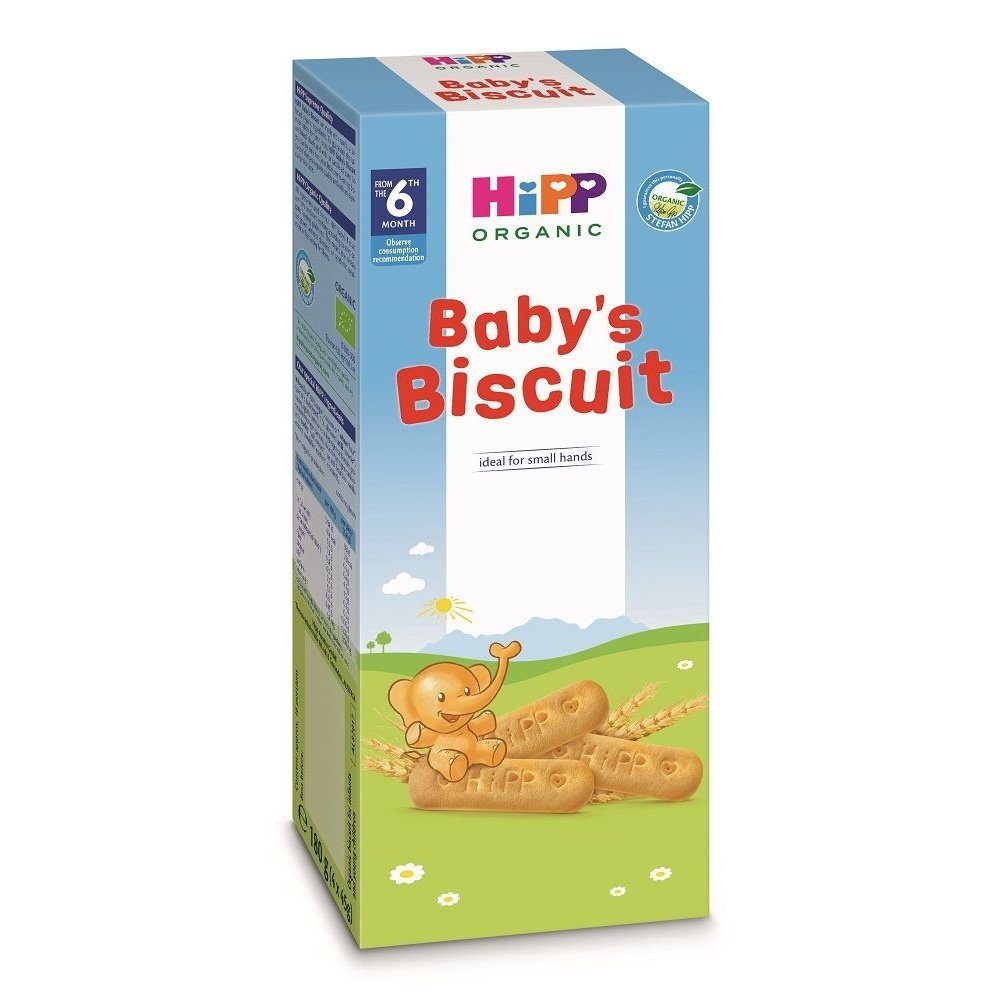 Hipp Baby's Biscuit Био бебешки бисквити 6М+ 180 гр valinokids