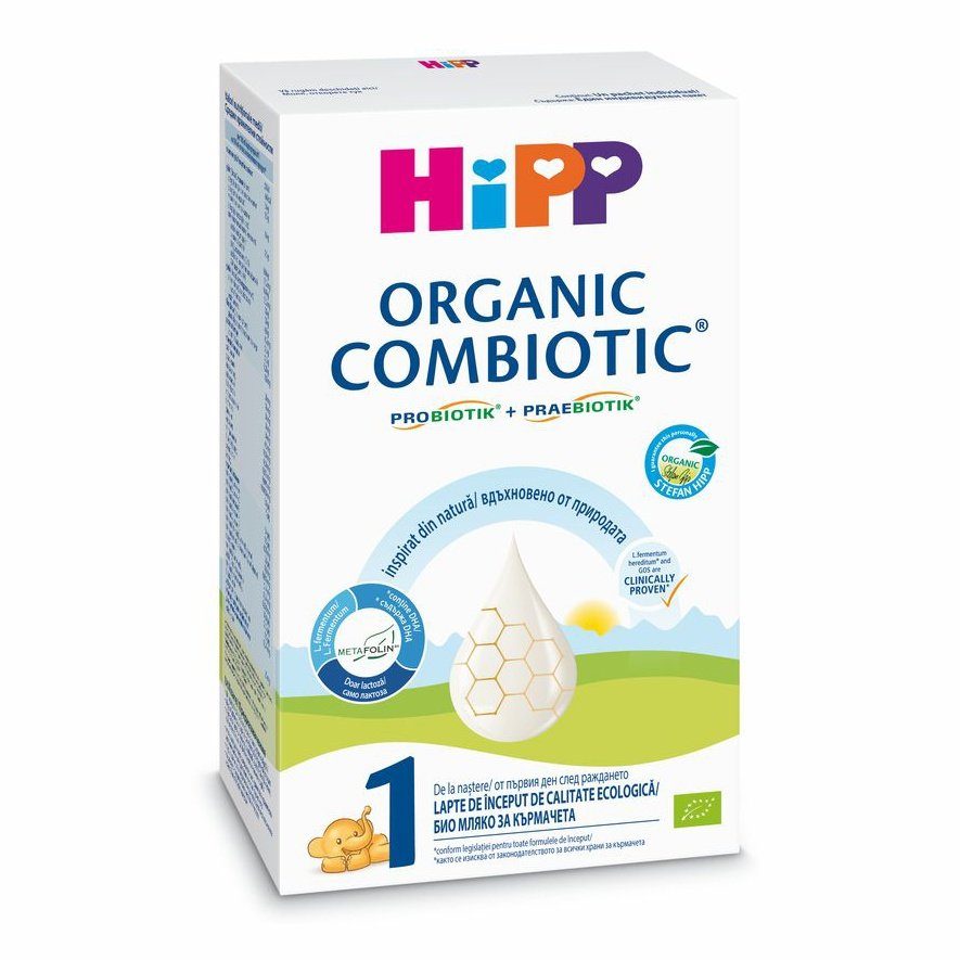 Hipp Organic Combiotic 1 мляко за малки деца 0-6М 300 гр valinokids