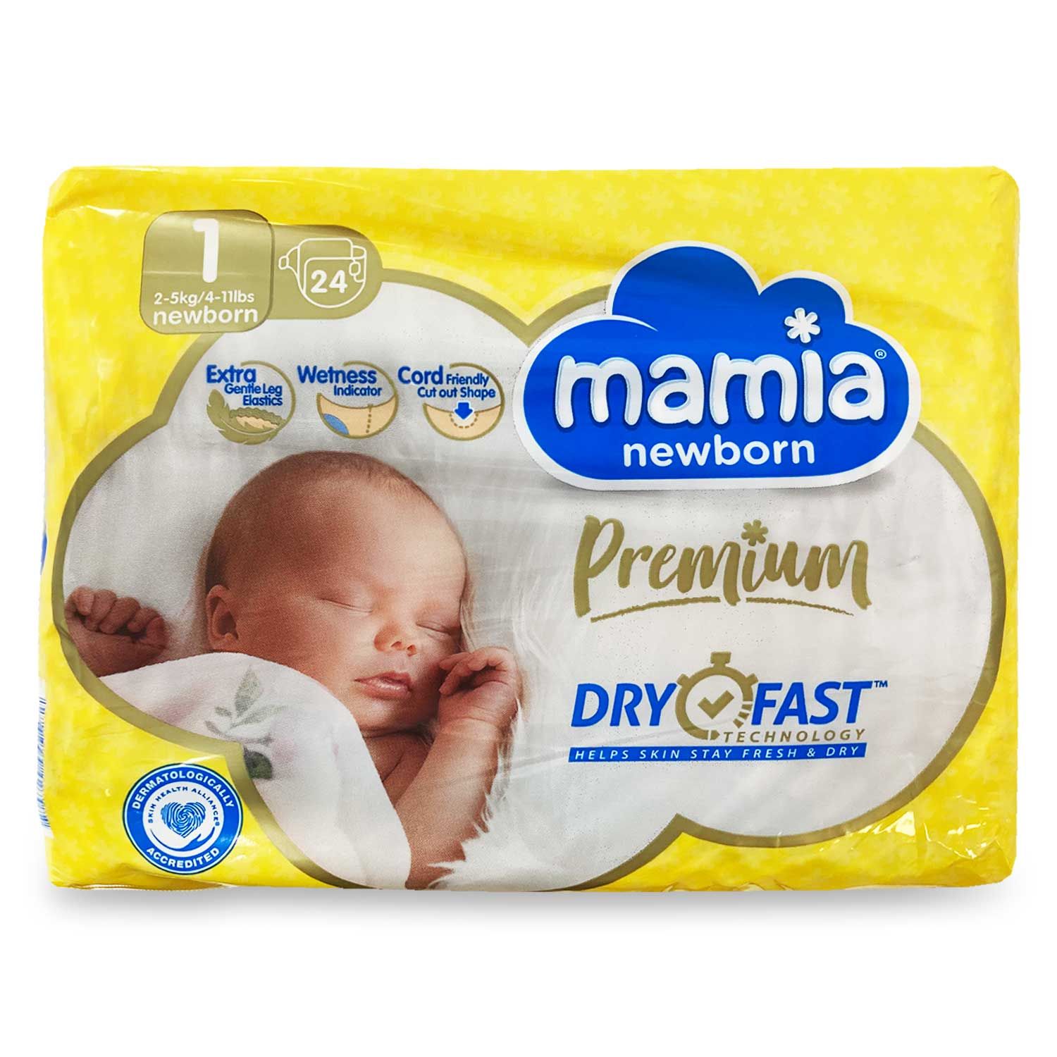 MAMIA 1 PREMIUM DRY 24бр. 2-5кг valinokids