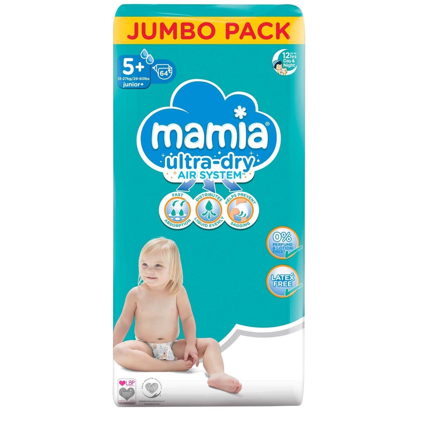 MAMIA 5+ 64бр. 13-27кг valinokids