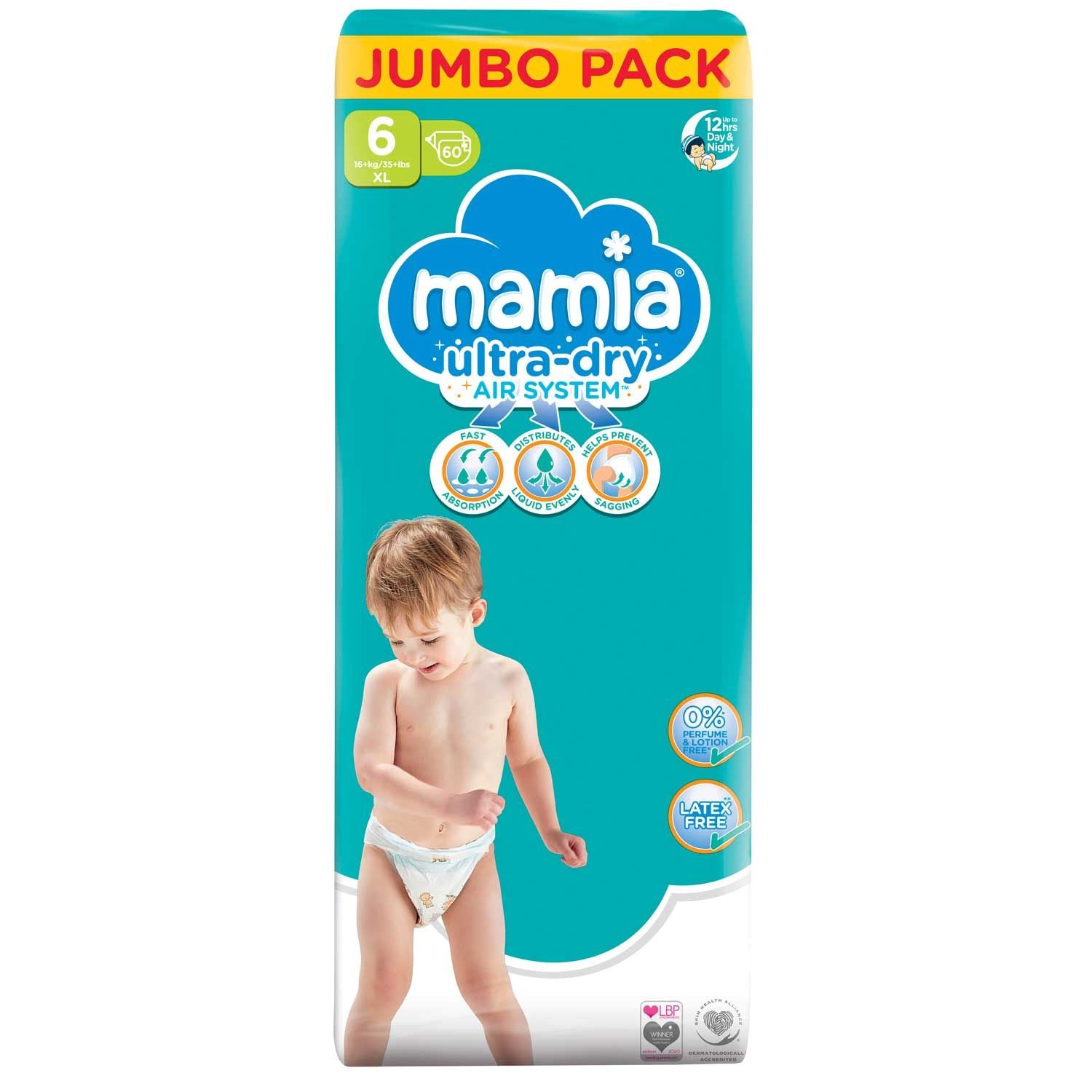 MAMIA 6 60бр. 16+кг valinokids