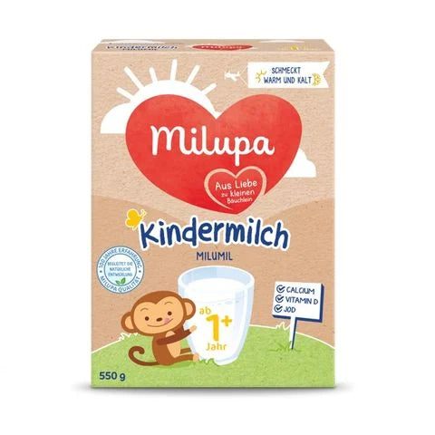 Milupa Kindermilk 1+ Мляко за малки деца над 1-годишна възраст x550 грама valinokids