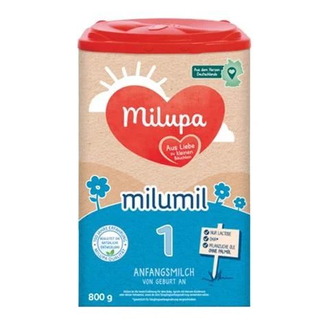 Milupa Milumil1 Мляко за кърмачета от раждането до 6-месечна възраст x800 грама valinokids