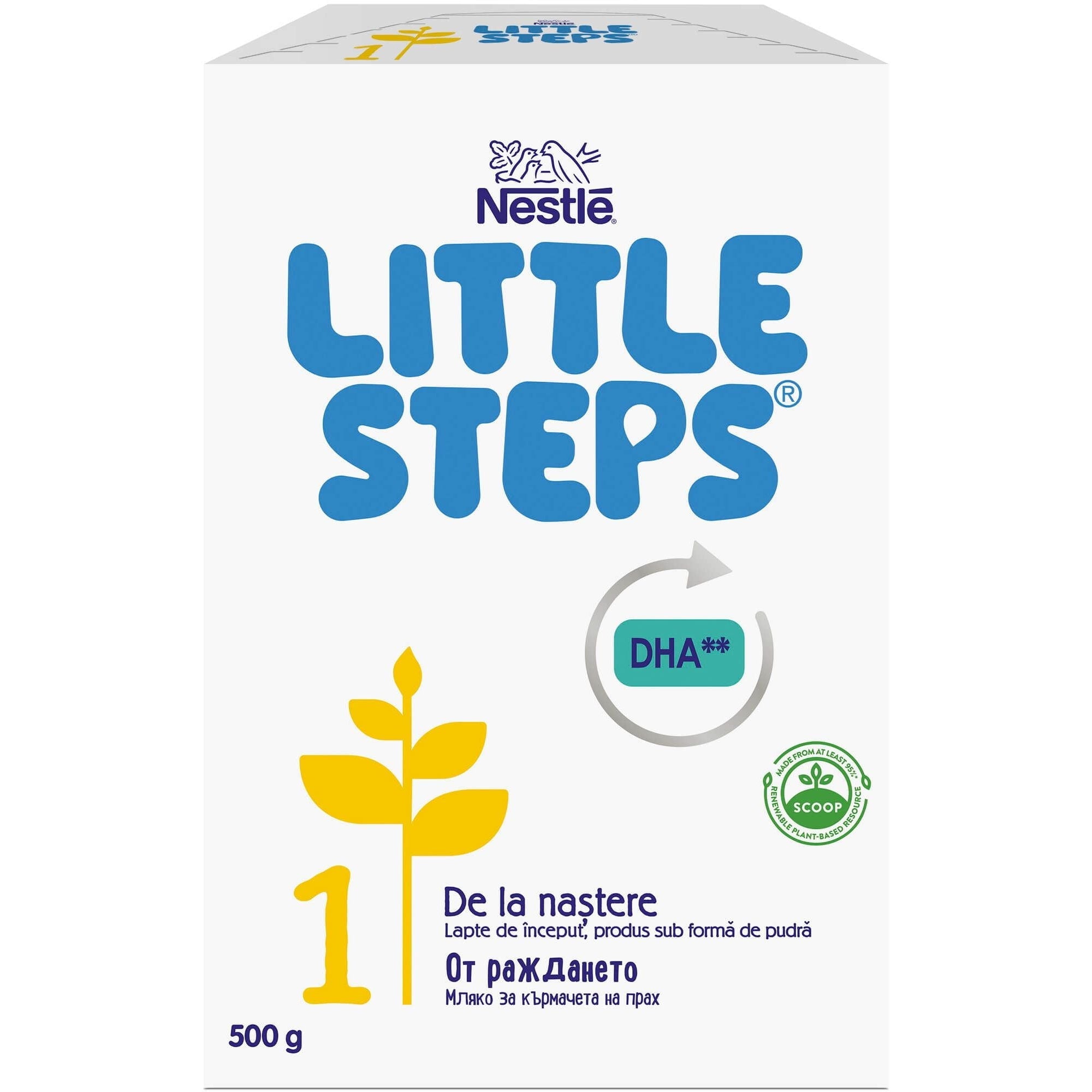 Nestle LITTLE STEPS 1 Мляко за кърмачета 0+ мес. 500 г valinokids