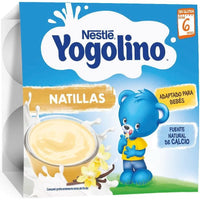 Nestle YOGOLINO Млечен десерт Ванилия 6+ мес. 4 х 100 г valinokids