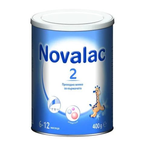 Novalac 2 Преходно мляко за кърмачета от 6 до 12 месеца x400 грама valinokids