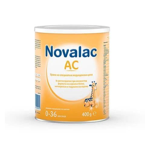 Novalac AC Специална млечна формула за кърмачета с колики от 0 до 36 месеца x400 грама valinokids