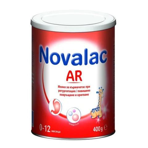 Novalac AR Специална млечна формула за кърмачета при регуритация от 0 до 12 месеца x400 грама valinokids