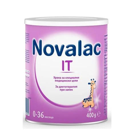 Novalac IT Специална млечна формула за кърмачета при запек от 0 до 36 месеца x400 грама valinokids