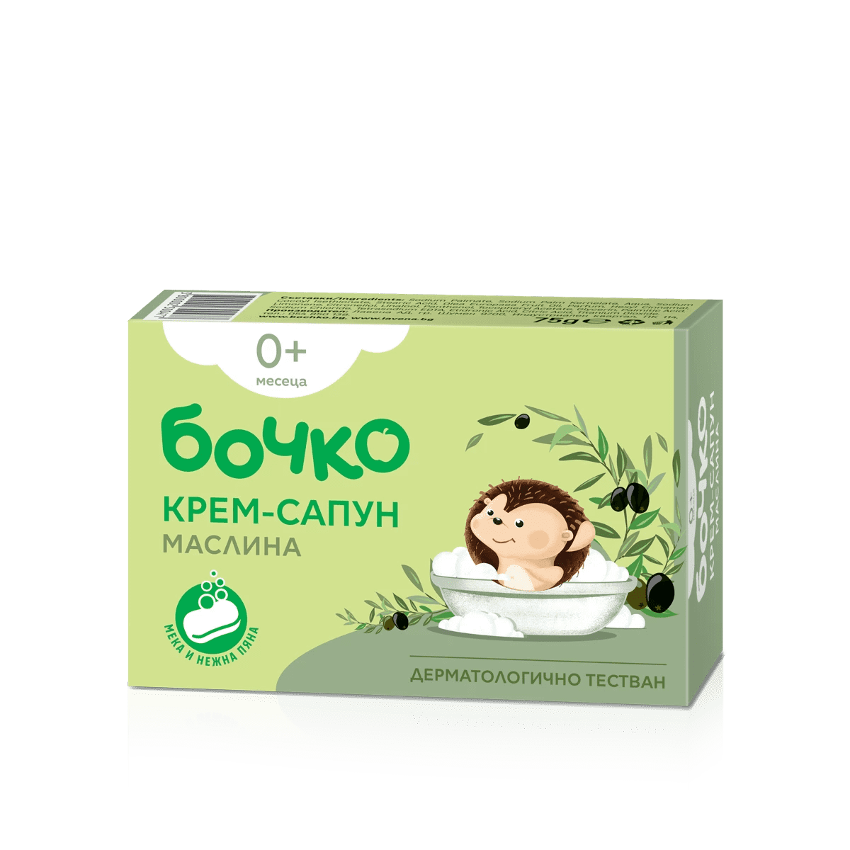 БОЧКО Крем-сапун Маслина valinokids