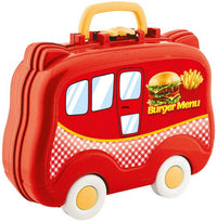 Bayraktar toys куфар на колелца с дръжка супер барбекю с хамбургер меню 29x22x9