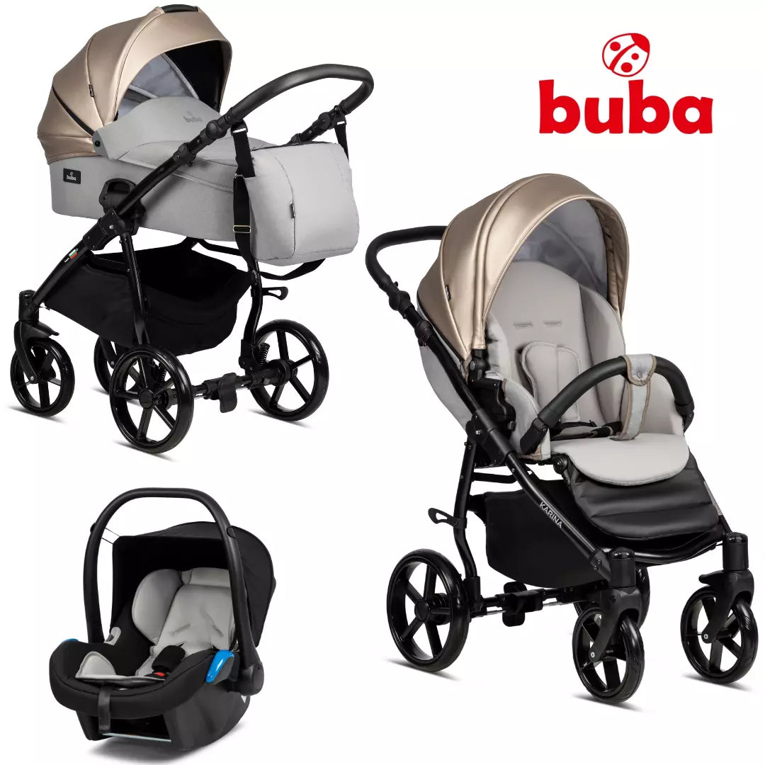 Buba KARINA 3в1 бебешка количка 252 Warm Grey