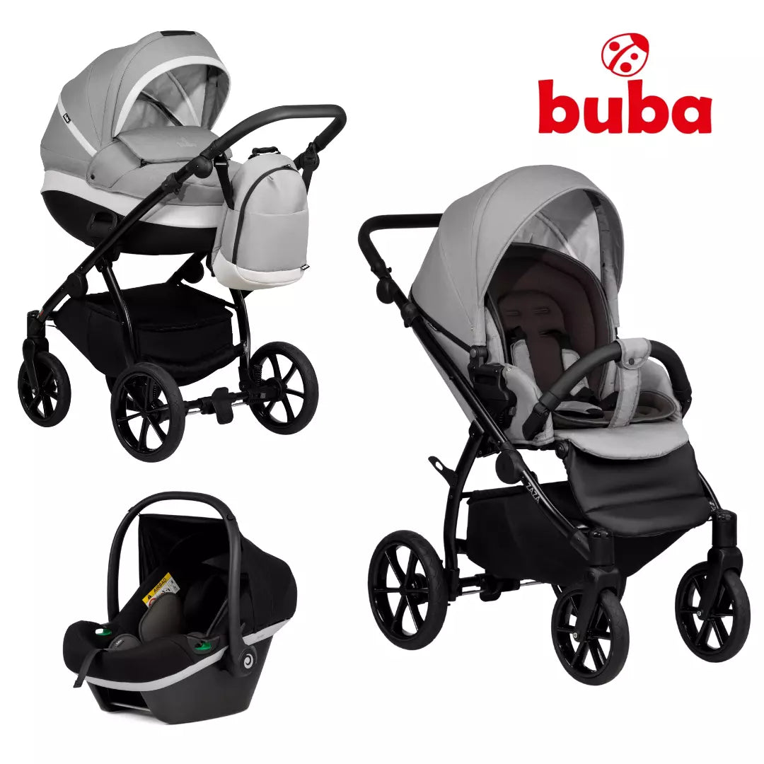 Buba ZAZA 3в1 бебешка количка 625 Warm Grey