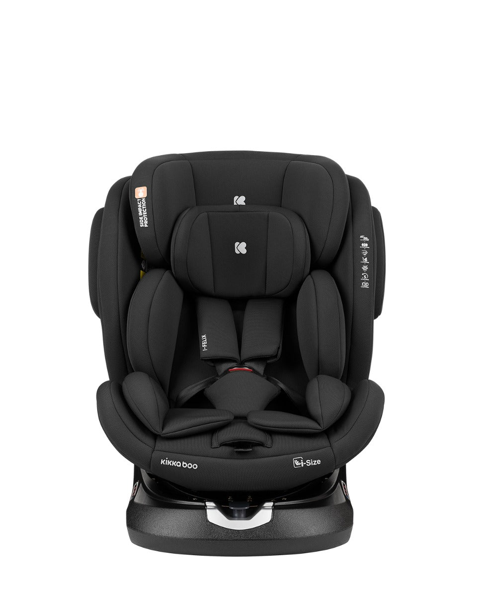 KikkaBoo Стол за кола 40-150 см i-Felix i-SIZE Black