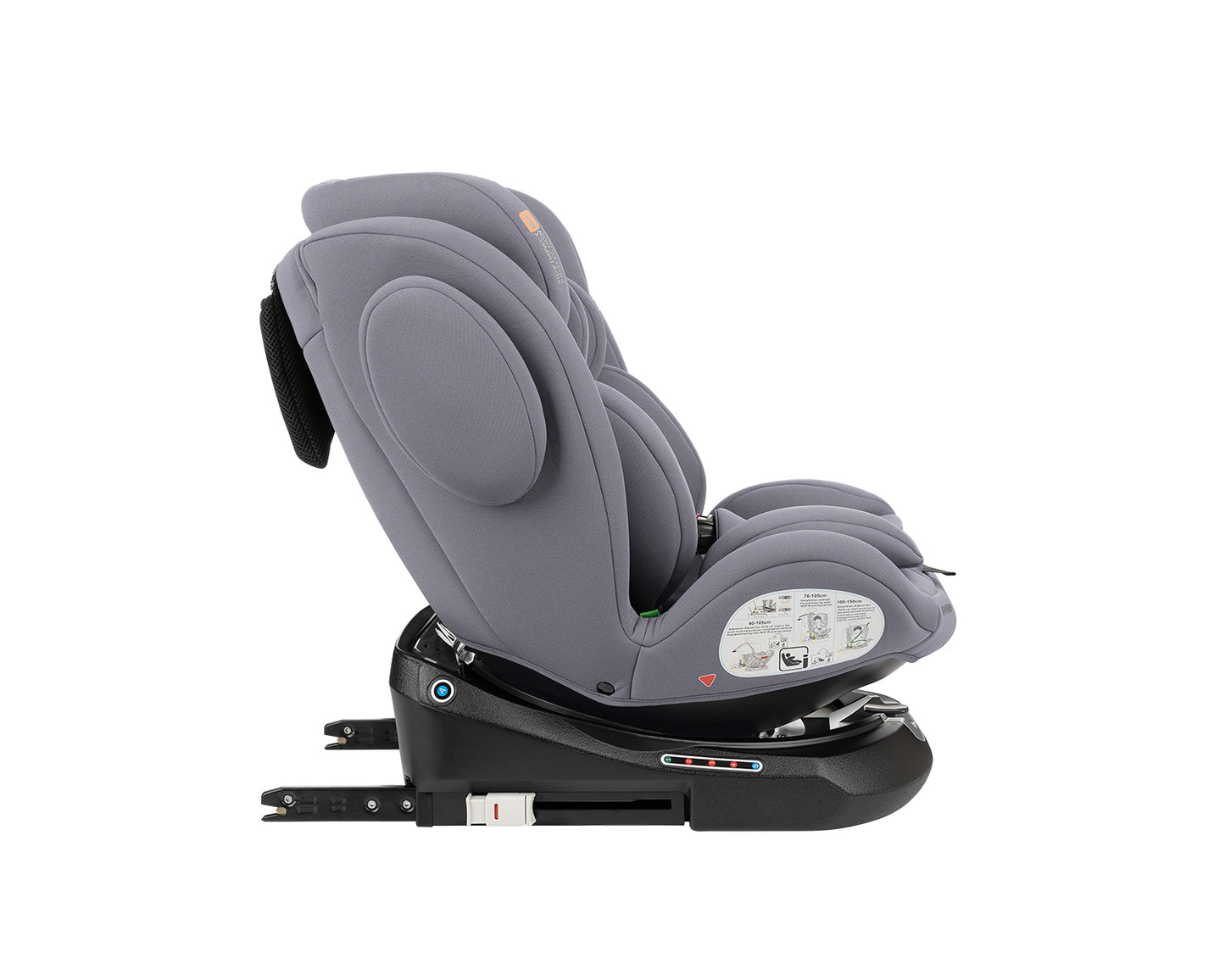 KikkaBoo Стол за кола 40-150 см i-Felix i-SIZE Light Grey