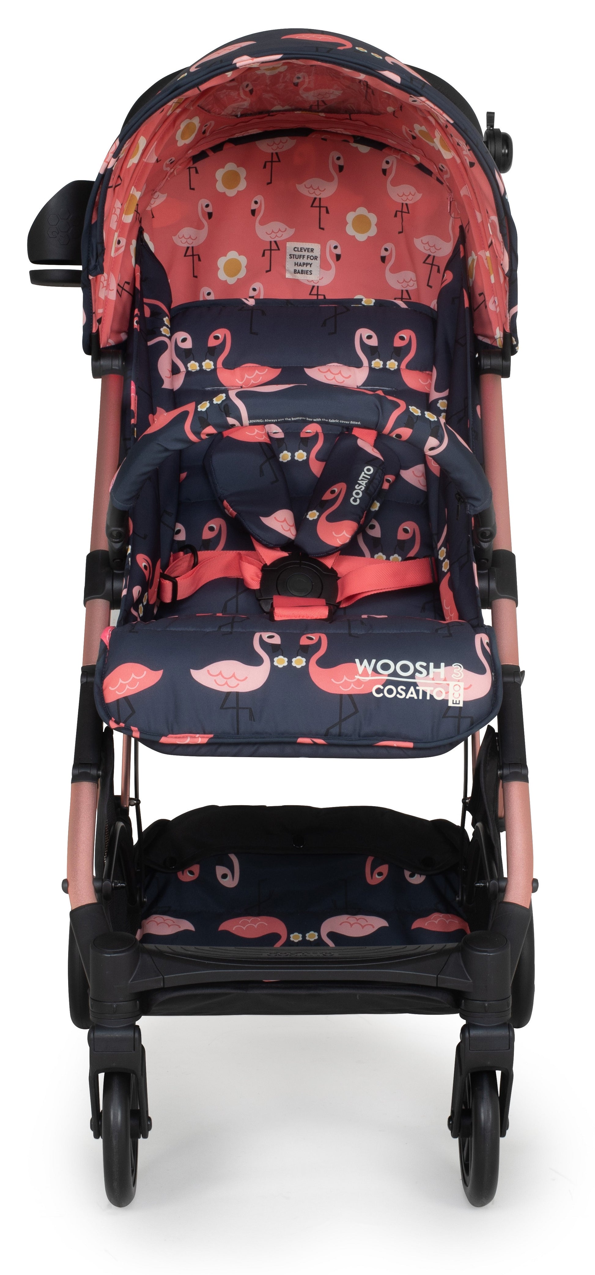 Cosatto CT5052 Woosh 3 Pretty Flamingo BB бебешка количка